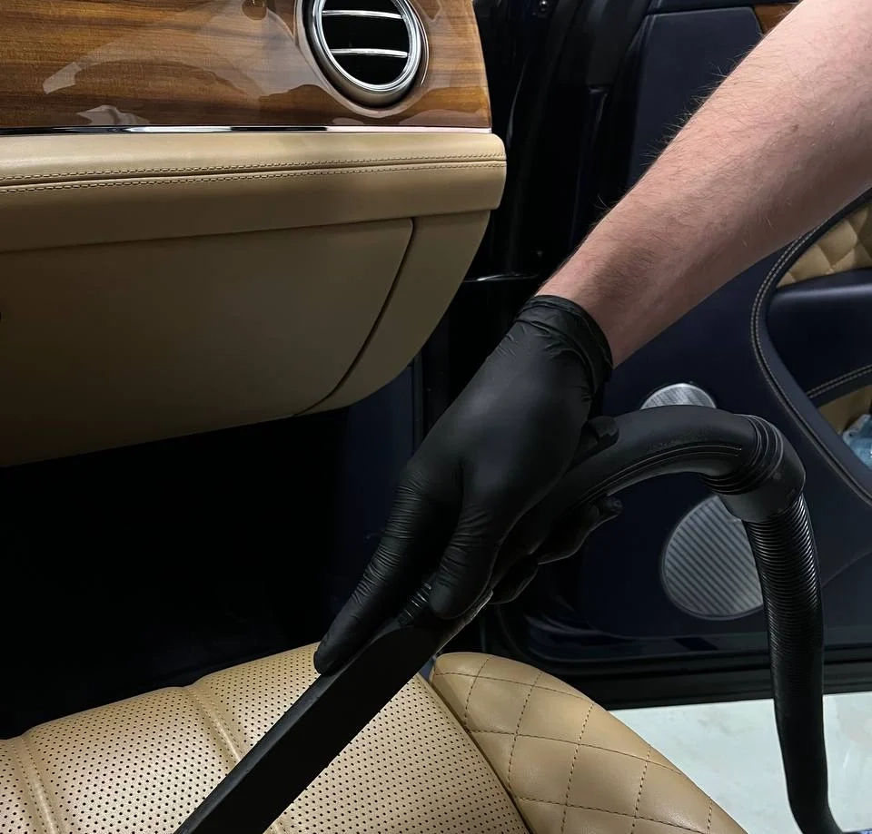 VEHICLE WASHING, INTERIOR CLEANING